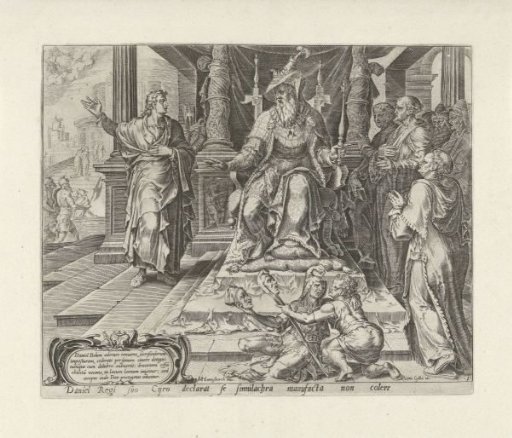 Daniel refuses to worship the god Bel