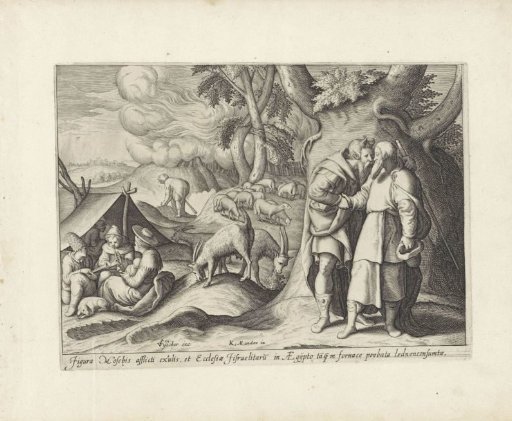 Moses among the shepherds