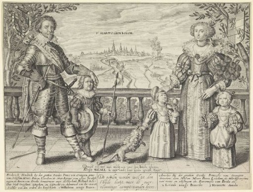 Family Portrait of Frederick Henry, Prince of Orange, Amalia of Solms and their Children