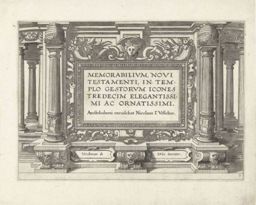 Memorabilia of the New Testament, thirteen most elegant and ornate images of events in the temple