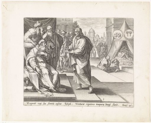 Joseph Interprets the Dreams of the Pharaoh