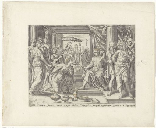 Solomon Receives the Queen of Sheba