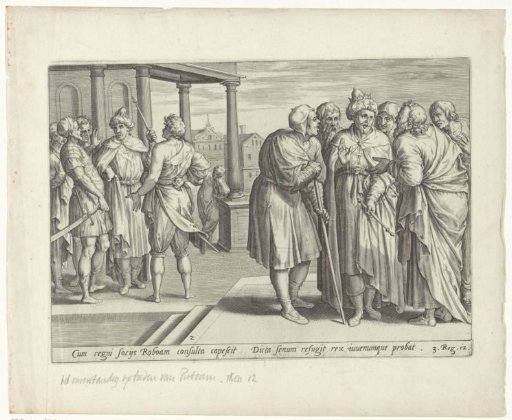 Rehoboam consults the elders and the young men