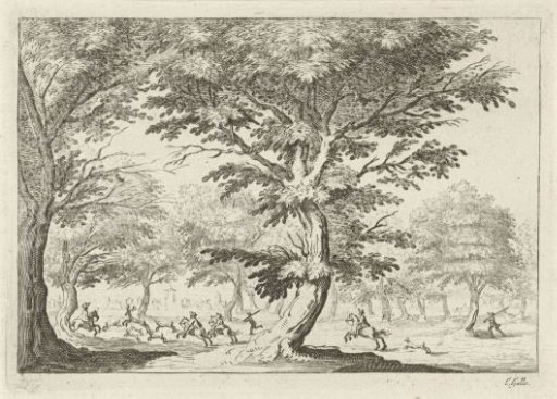 Landscape with Deer Hunt