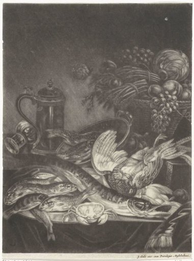 Still Life with Fish, Poultry, Vegetables and Fruit