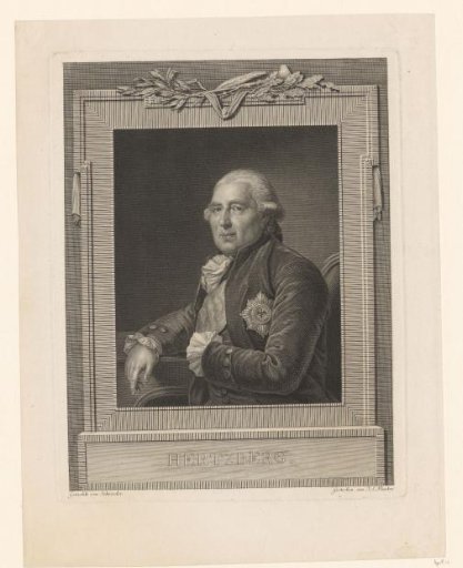 Portrait of Ewald Friedrich von Hertzberg