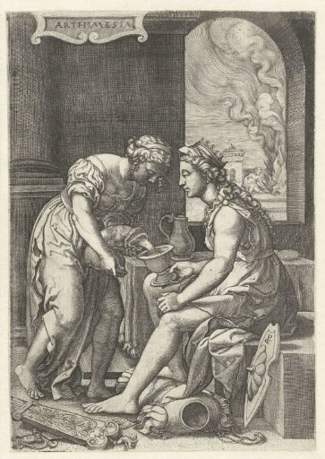 Artemisia Drinking the Ashes of Her Husband Mausolus