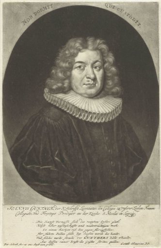 Portrait of the theologian Johann Gunther