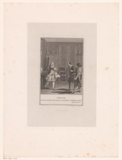 Cléante extends his hand to his father Harpagnon