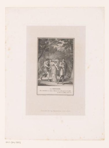 Moron Whispers Something in the Ear of the Princess of Elide, Who Looks at Prince Euryale