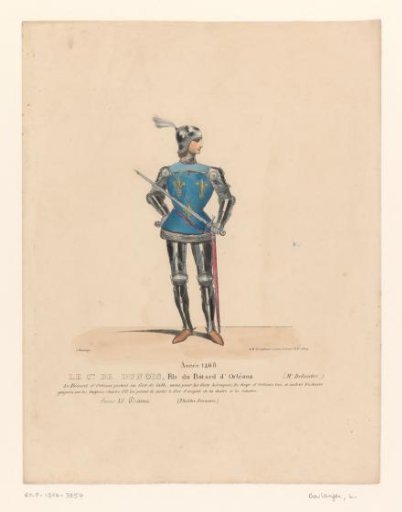Costume of the Count of Dunois from the Drama Louis XI à Péronne