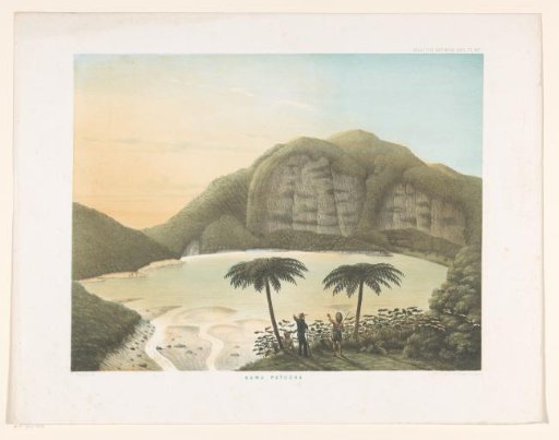 Kawah Putih crater lake in West Java