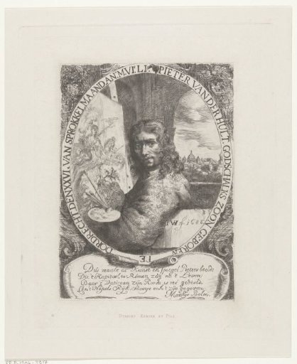 Self-portrait of Pieter van der Hulst