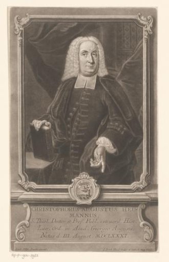 Portrait of Christoph August Heumann