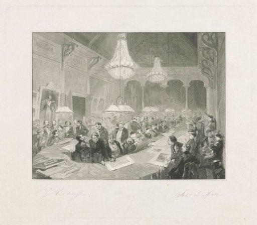 View of Art in Arti et Amicitiae in Amsterdam