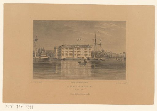 View of the State Naval Magazine in Amsterdam