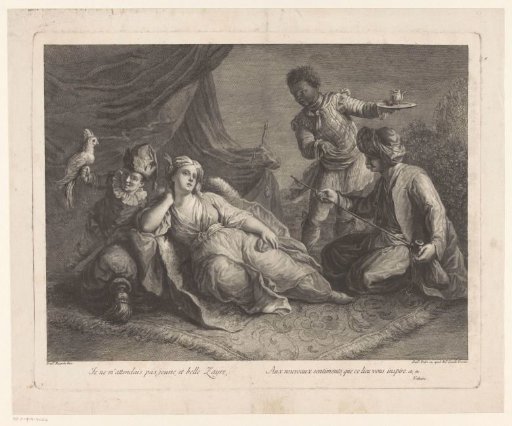 Woman Reclining on a Carpet