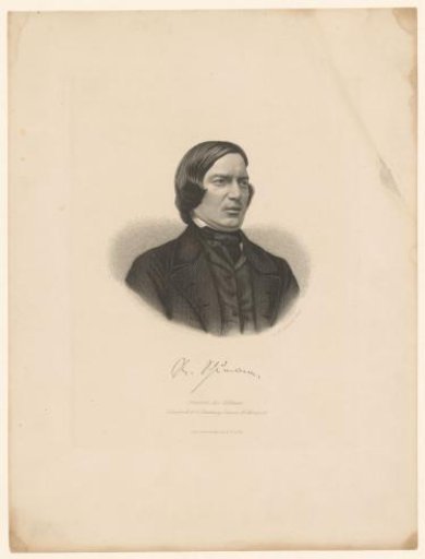 Portrait of Robert Schumann