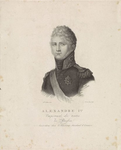 Portrait of Alexander I (Tsar of Russia)