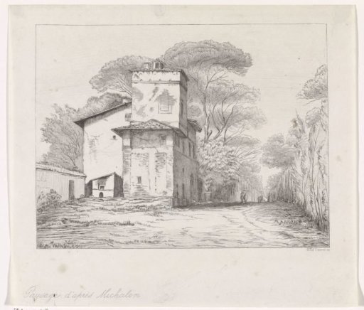 Landscape with a House by a Road