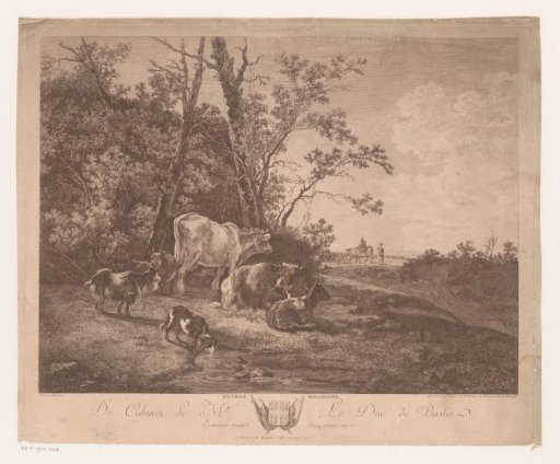 Landscape with cattle