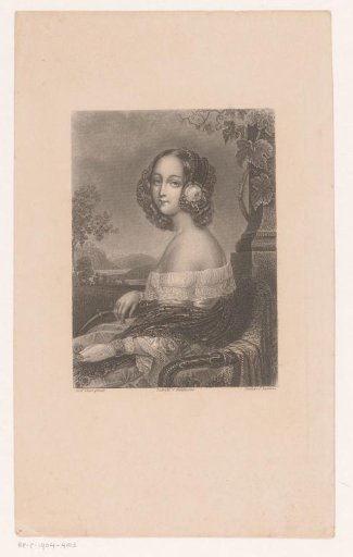 Portrait of an unknown seated woman
