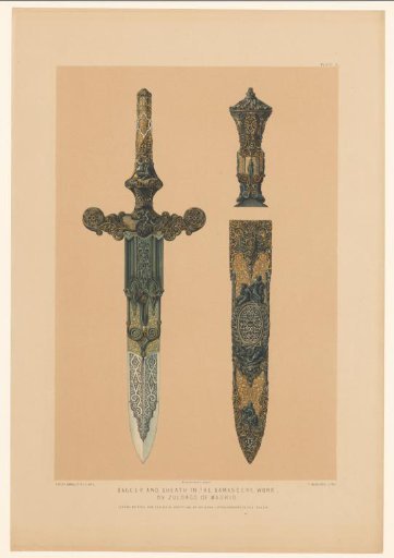 Design for a dagger and scabbard