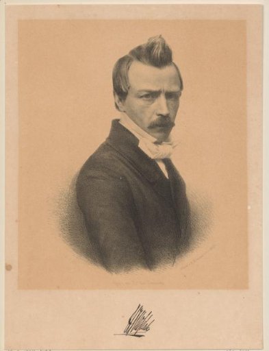 Portrait of Willem Jacobs Hofdijk