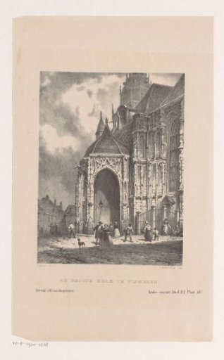 Entrance of the Saint Stevens Church Nijmegen