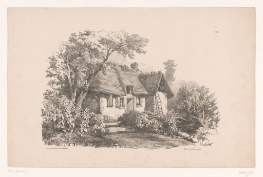 Farmhouse among the trees