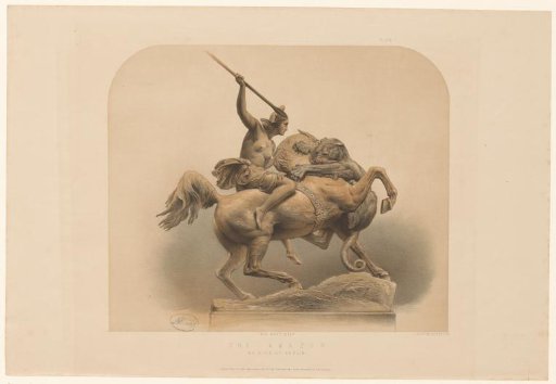 Statue of an Amazon Attacked by a Lion