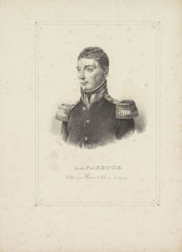 Portrait of Gilbert du Motier de la Fayette