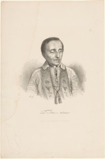 Portrait of a blind cleric