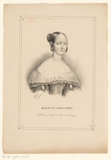 Portrait of Marie Taglioni