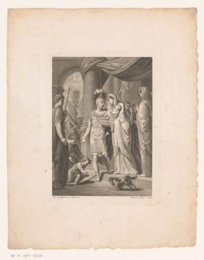 Germanicus takes leave of his wife and child