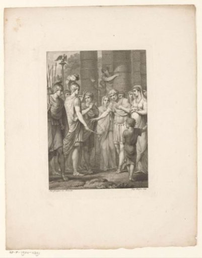 Germanicus speaking with citizens
