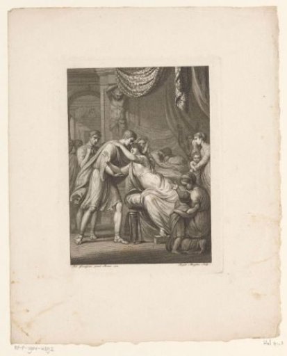 Germanicus taking leave of Agrippina