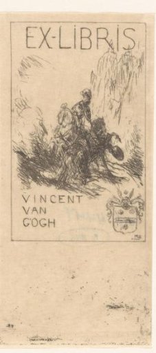 Ex libris for Vincent van Gogh