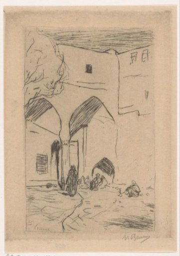 Courtyard of a Mosque in Scutari
