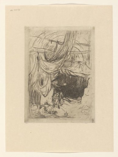 Bazaar with Three Men