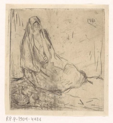 Seated, Veiled Woman