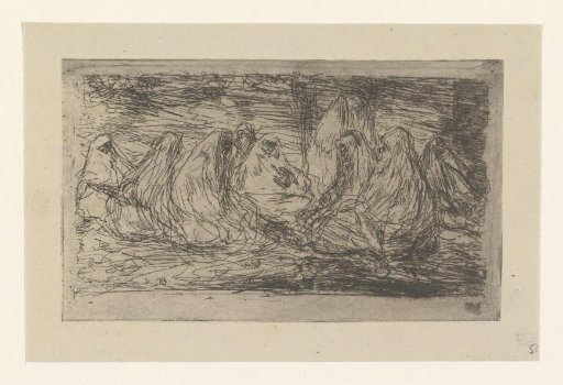 Seated, Veiled Women