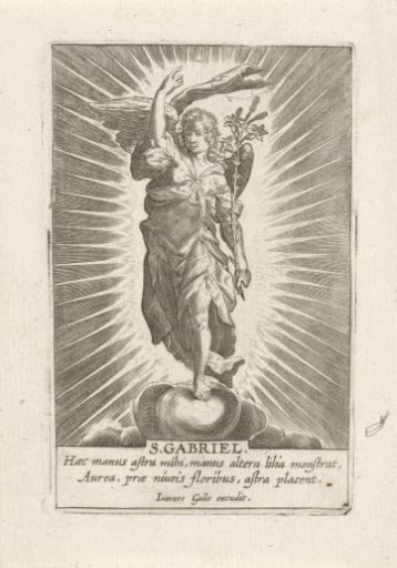 Archangel Gabriel with a Lily Sprig