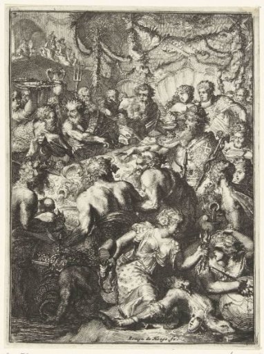 Title print of Book 3 of De Ystroom (1671) by Antonides van der Goes