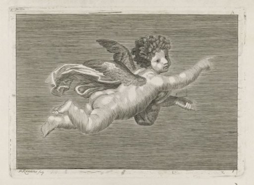 Pointing putto
