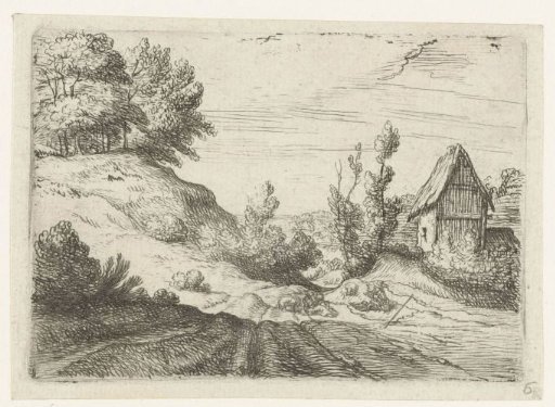 House next to a wooded hilltop