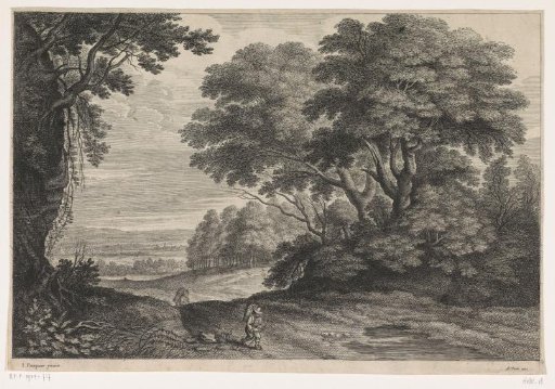 Travelers in a Forest Landscape