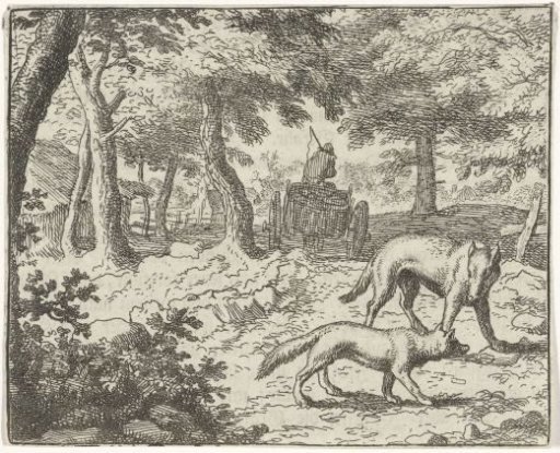 Grimbert the Badger and Reynard the Fox