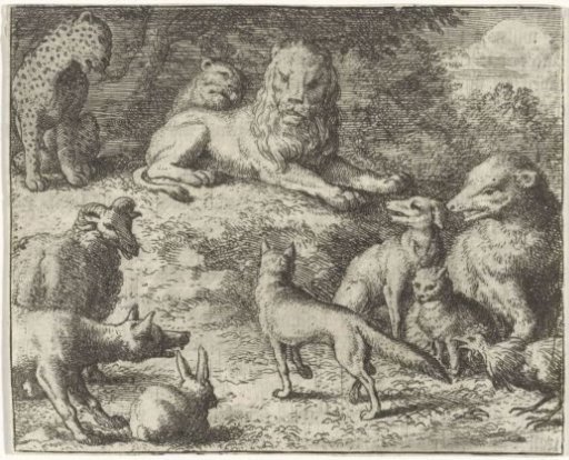 Reynard the Fox appears before the court