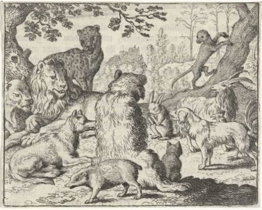 King Noble orders Reynard the Fox to be sought